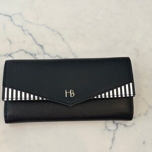 Henri Bendel Black and White Wallet